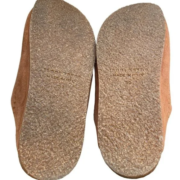 NWOT Jenni Kayne Suede Shearling-Lined Slip On Moc Clog Saddle Brown Size 39 - Picture 10 of 10